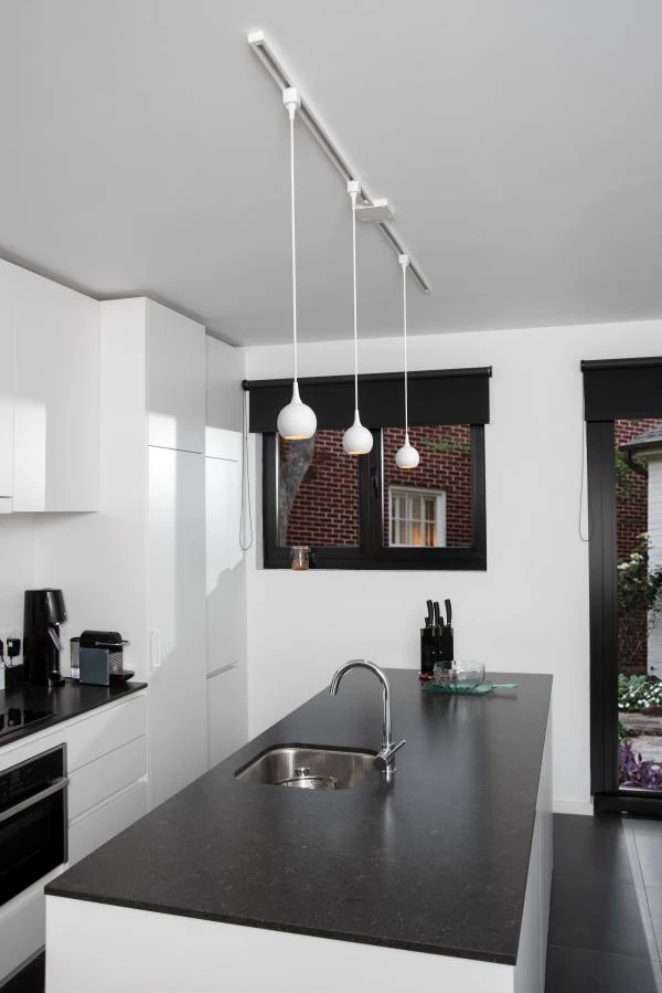 Lucide TRACK FAVORI pendant - 1-circuit Track lighting system - 1xGU10 - White (Extension) - atmosphere 4